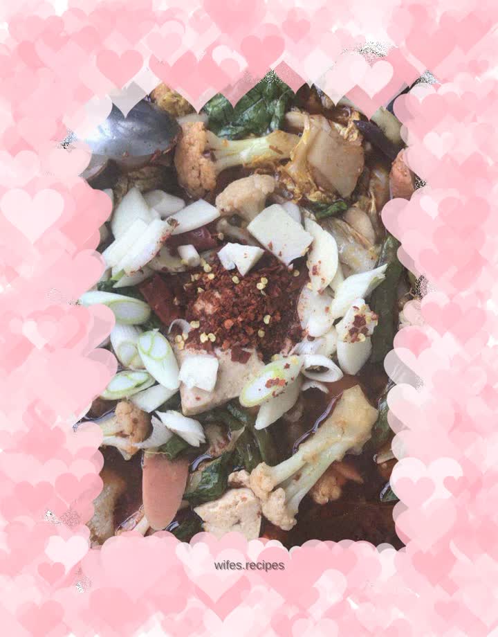 Spicy and spicy stew