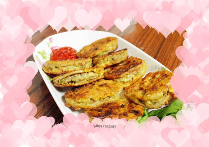 Pan-fried lotus root box