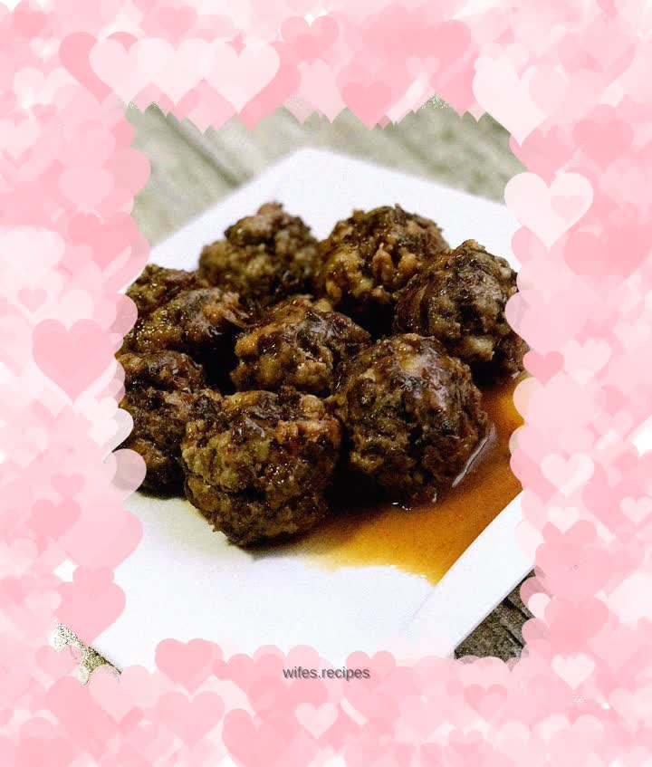 Meatballs with pickled vegetables