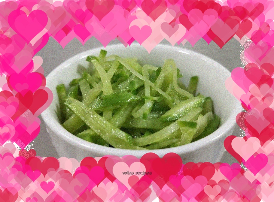 Stir-fried pickled radish strips