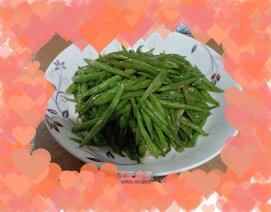 Stir-fried green beans