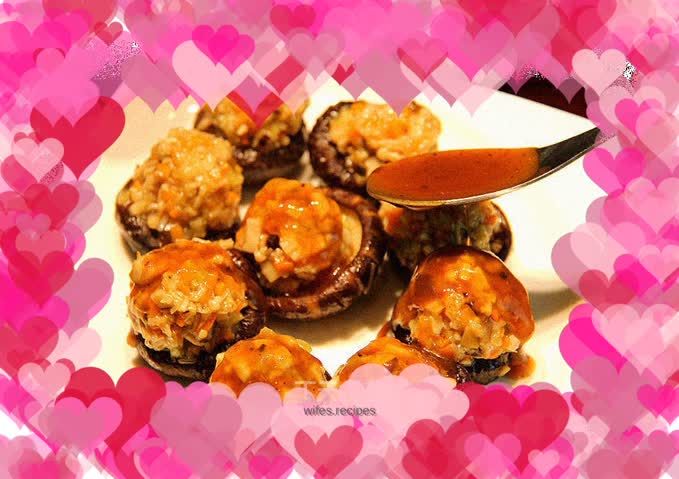 Steamed Stuffed Mountain Mushrooms