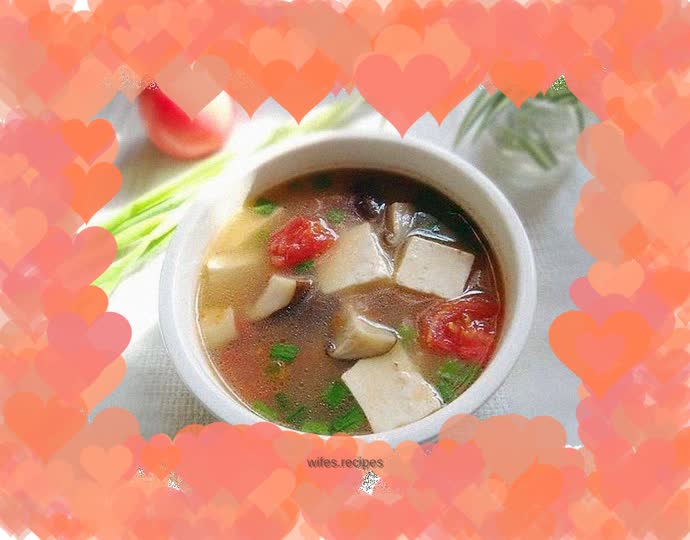 Three Fresh Tofu Soup