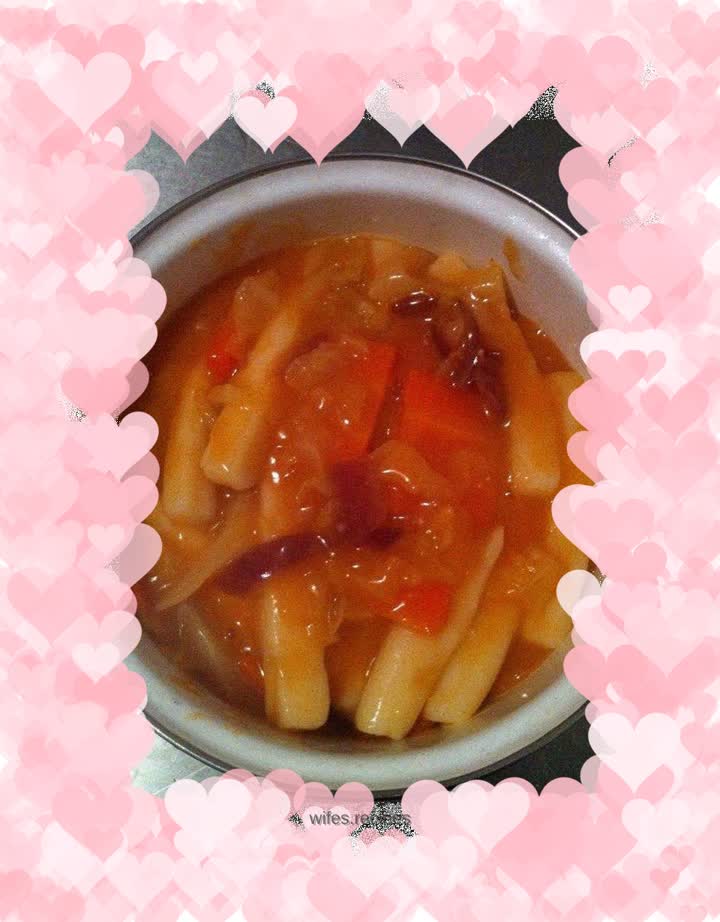 Korean fried rice cake