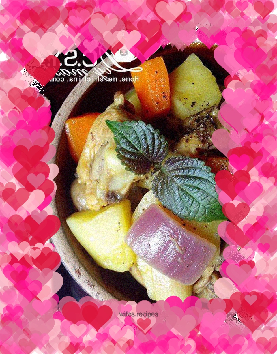 【Big chunks of satisfaction】Family version of curry chicken legs