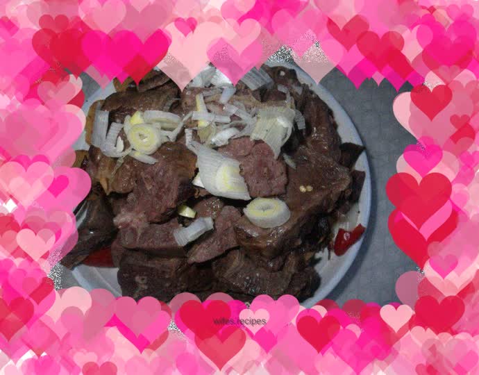 Five spiced pork lungs