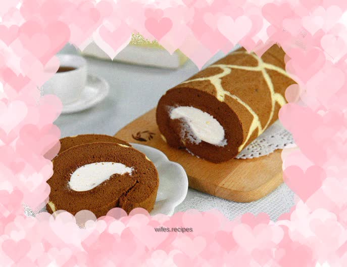 How to make giraffe cake rolls