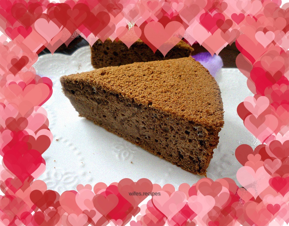 Chocolate chiffon cake