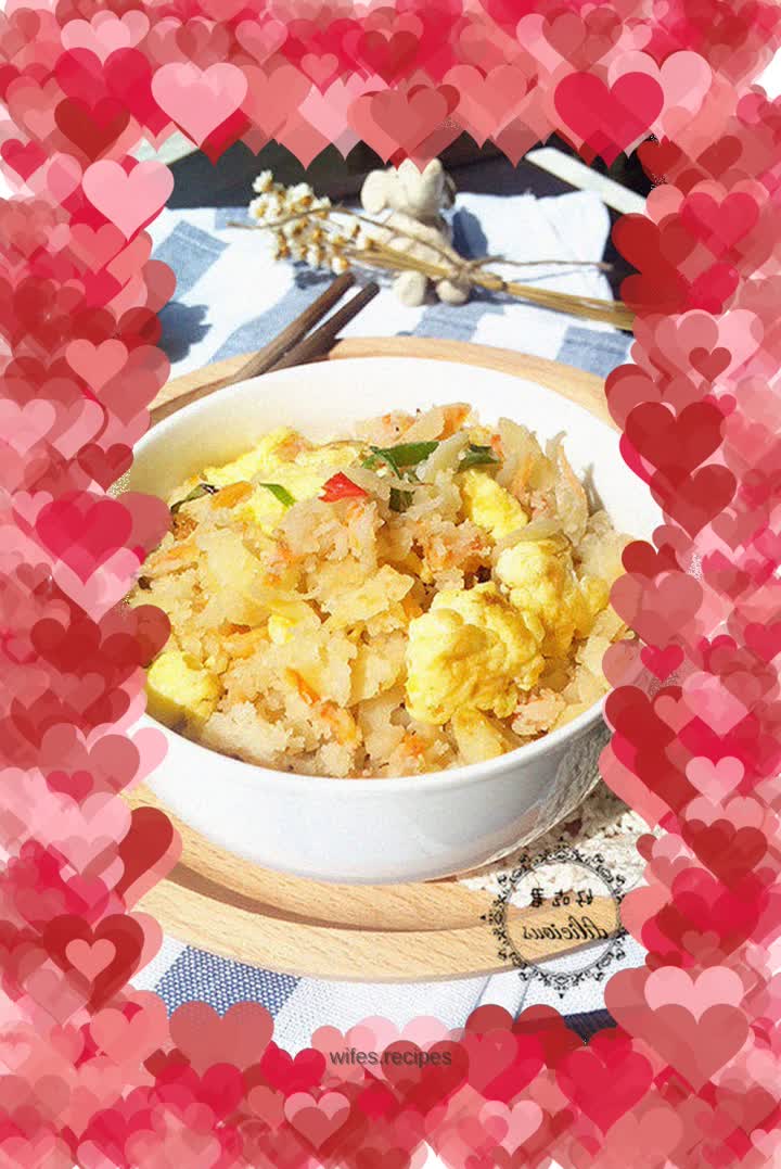 Spicy scrambled eggs