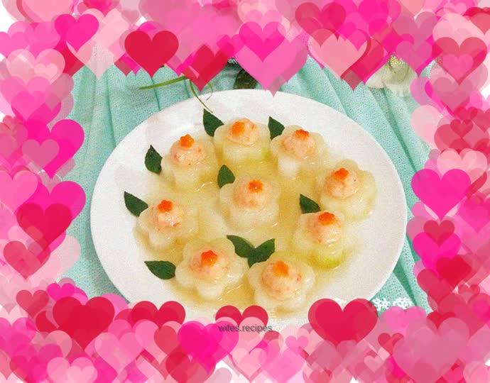 Winter Melon Stuffed Shrimp
