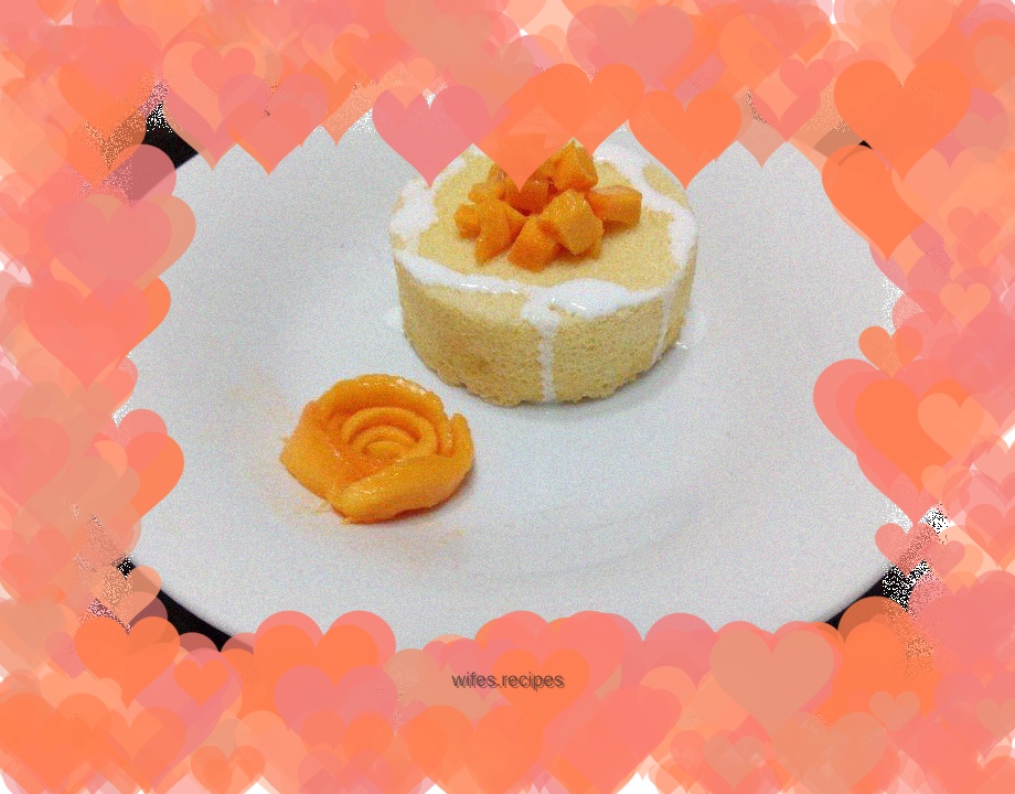 4 inch chiffon cake