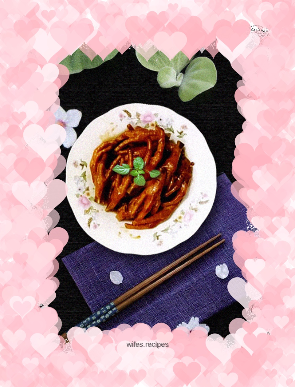 Braised chicken feet & quail eggs