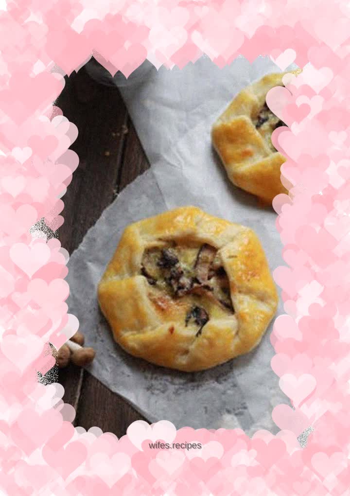 [Tomato Recipe] Mushroom Savory Pie – a very crispy and delicious savory pie