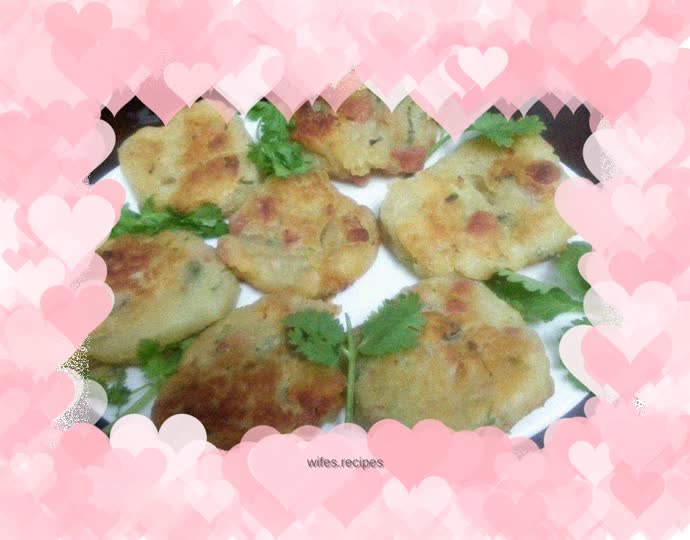 Potato and mince pancakes