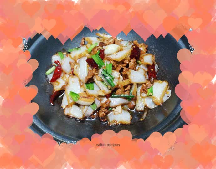 Stir-fried pork with cabbage