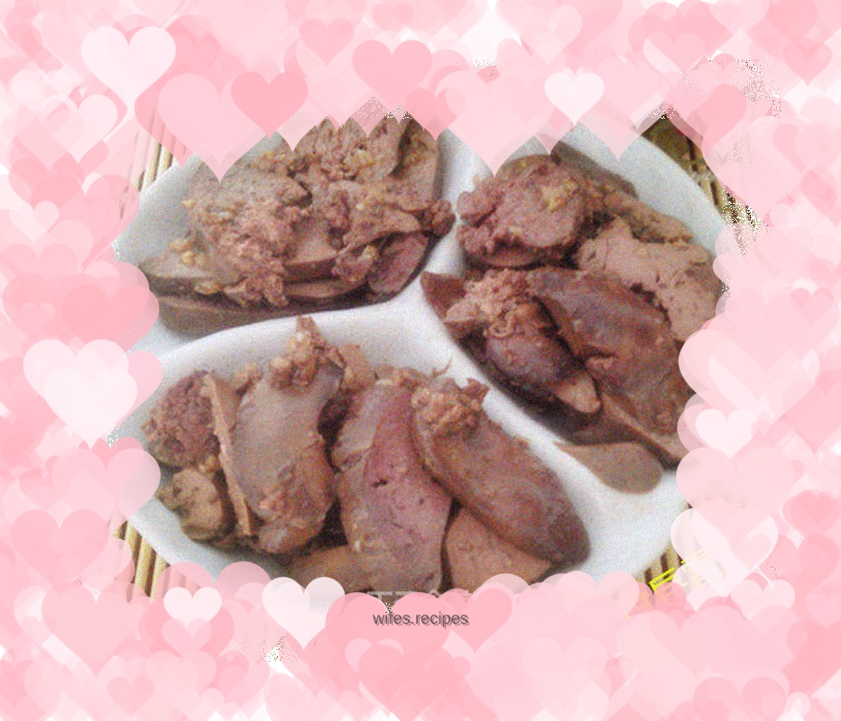 Braised chicken liver