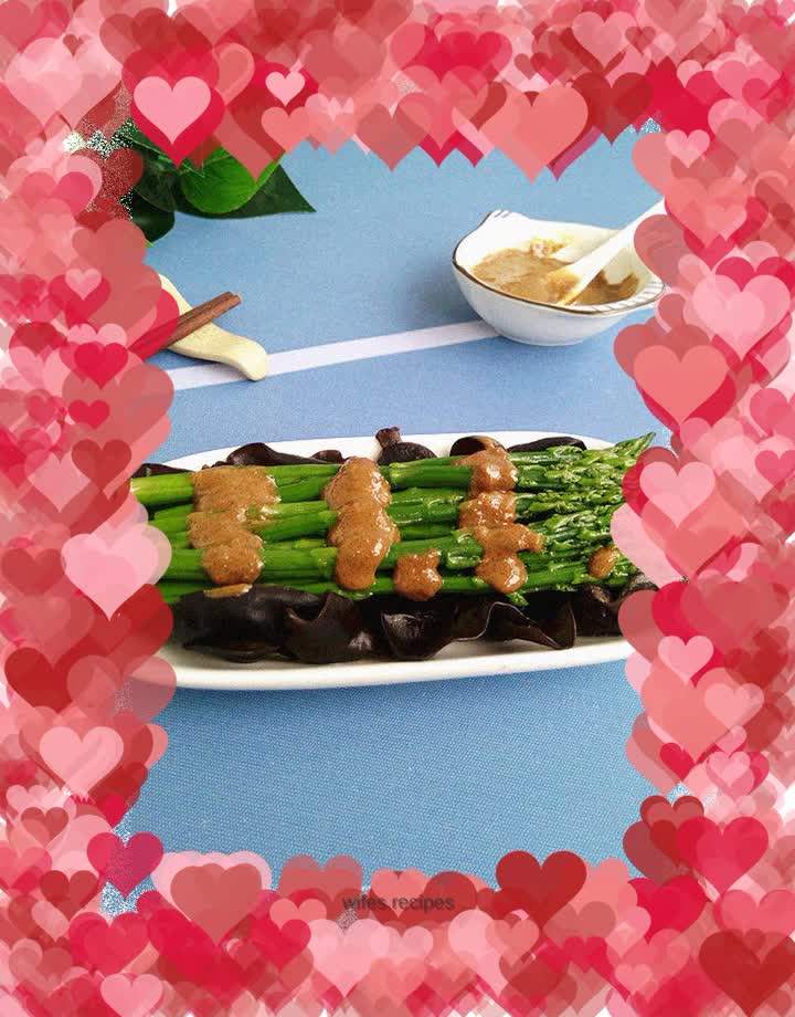 Asparagus with Tahini Sauce