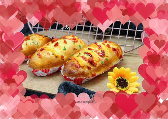 One-time fermented chive cheese bread