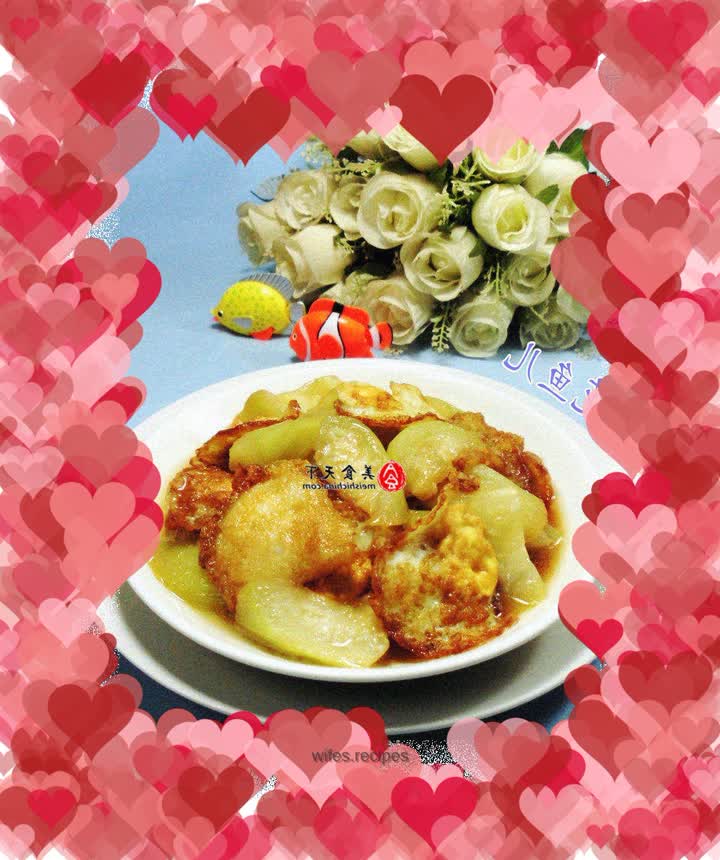 Fried quail eggs with night blossoms