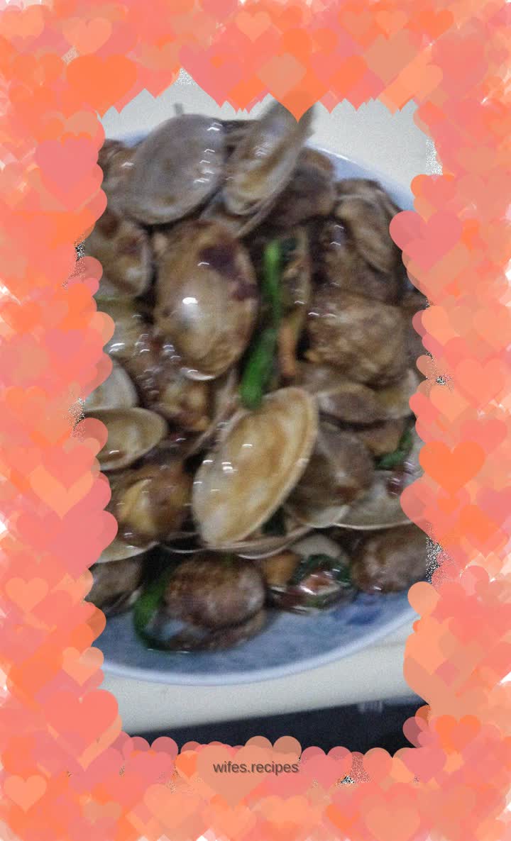 Stir-fried garlic clams