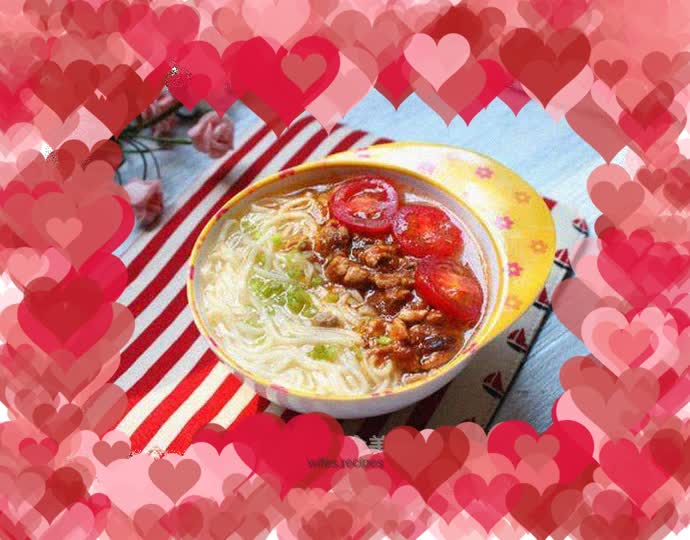 Minced Pork Tomato Noodles