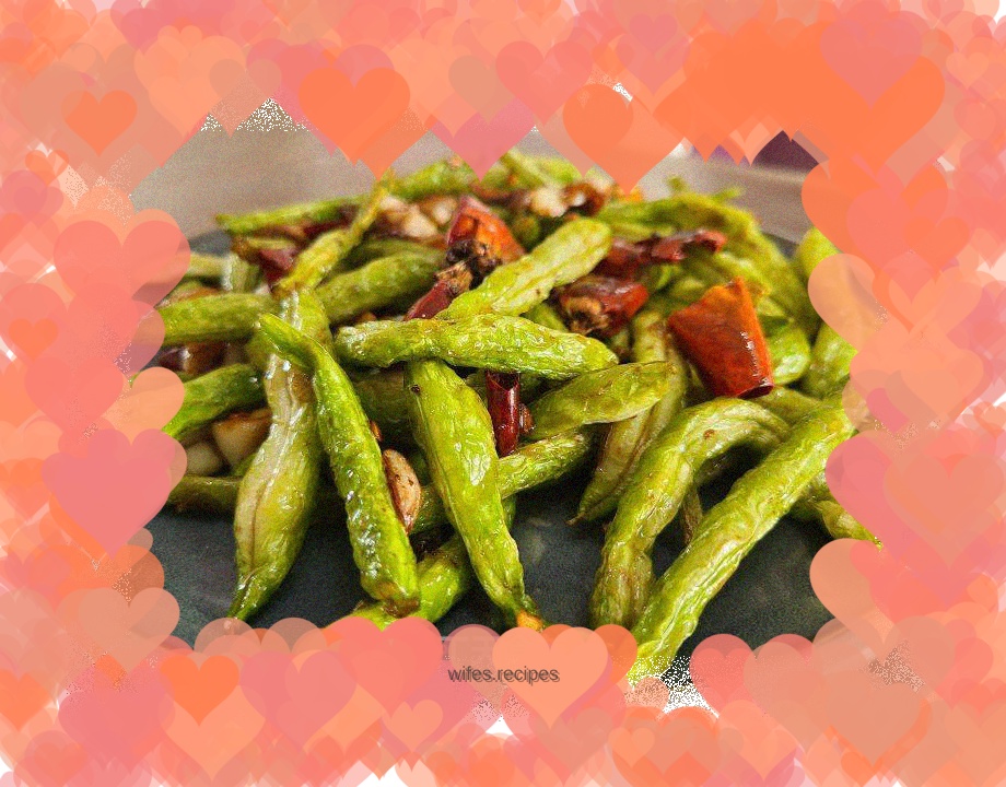 Stir-fried green beans