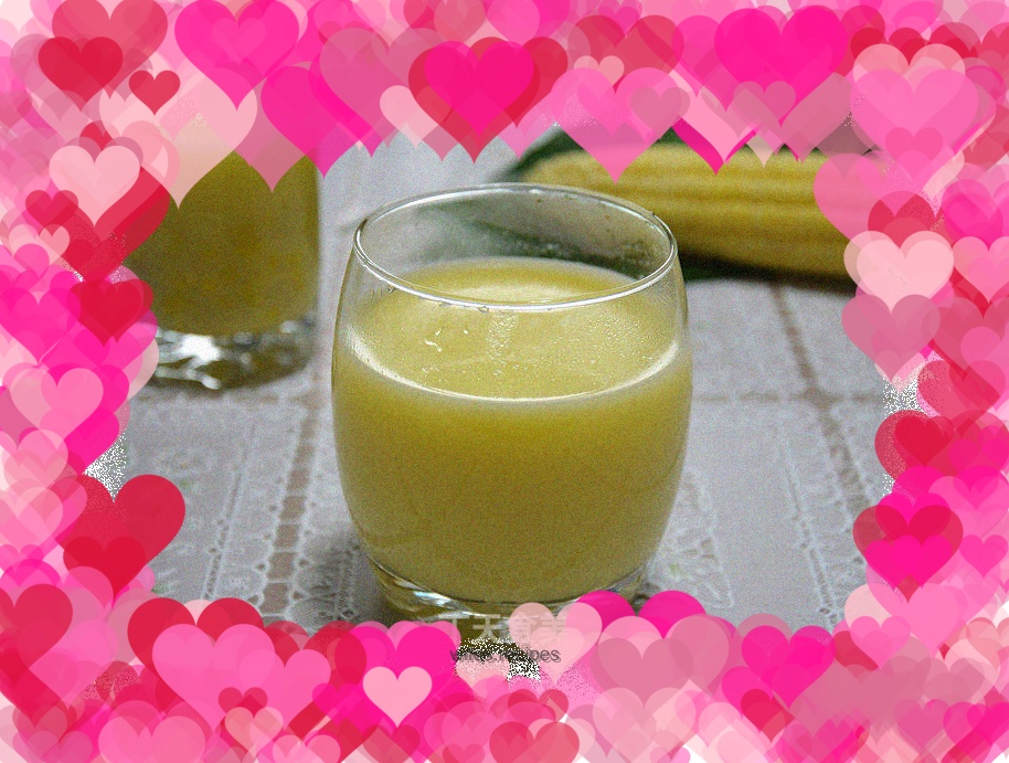 Freshly squeezed corn juice