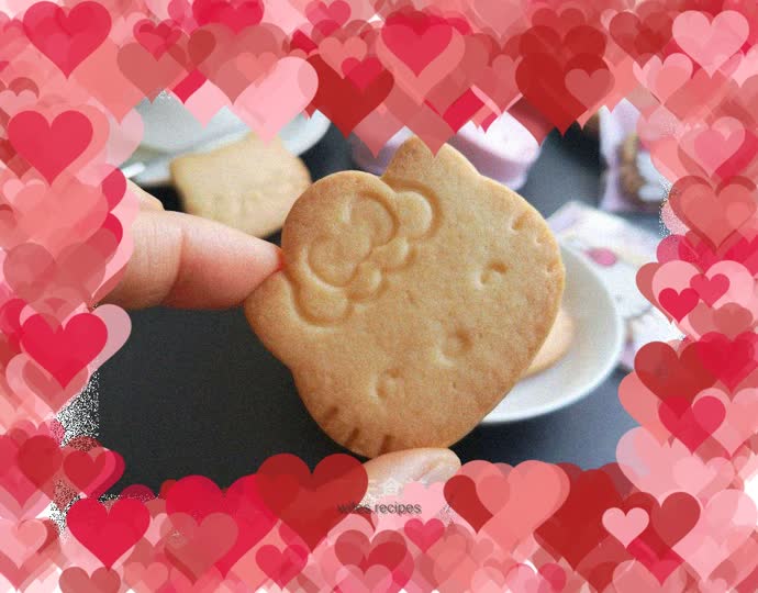 Milk cartoon cookies