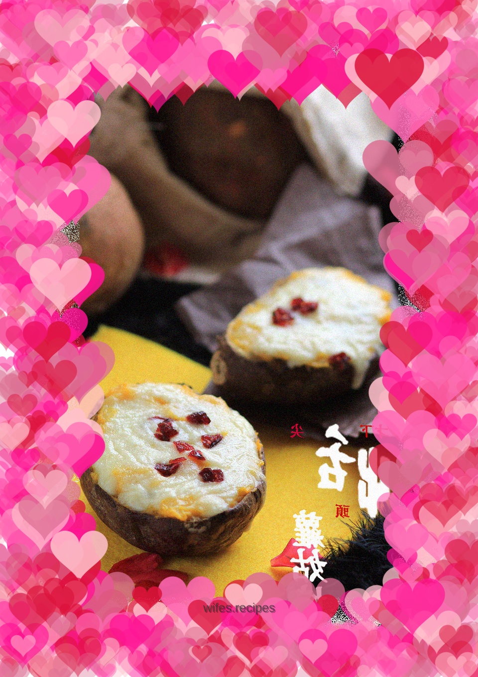 Baked Sweet Potatoes with Cheese