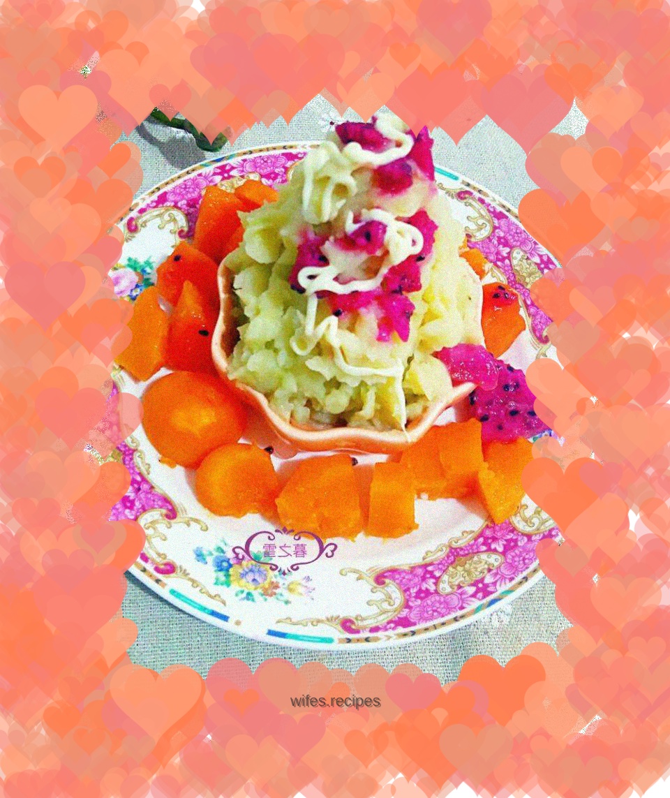 Mashed Potato Fruit Salad