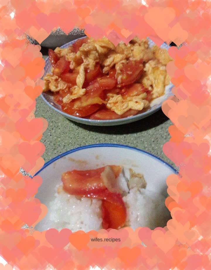 Tomato scrambled eggs