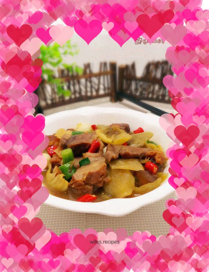 Sauerkraut and beef offal