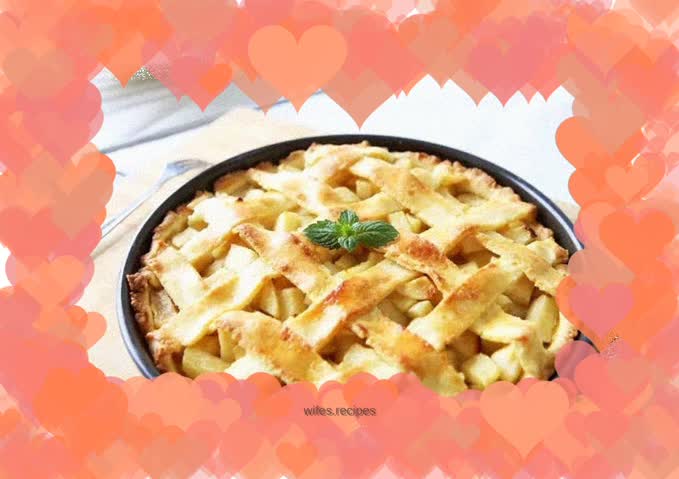 Sweet and sour apple pie