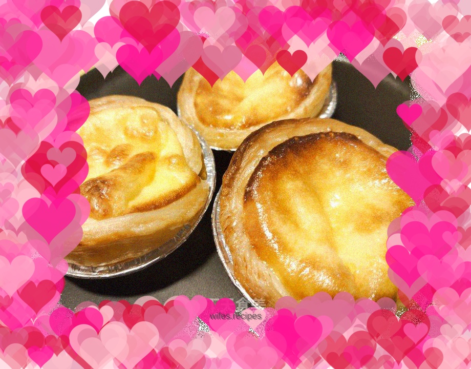 Creamy egg tart-no whipped cream version