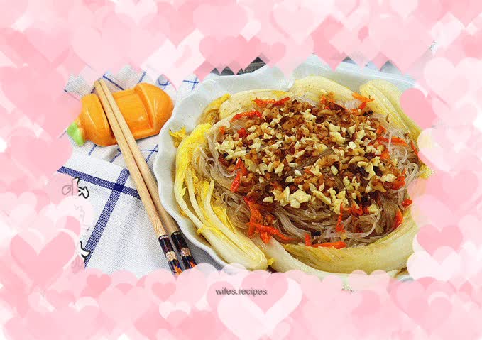 Garlic Vermicelli and Baby Cabbage