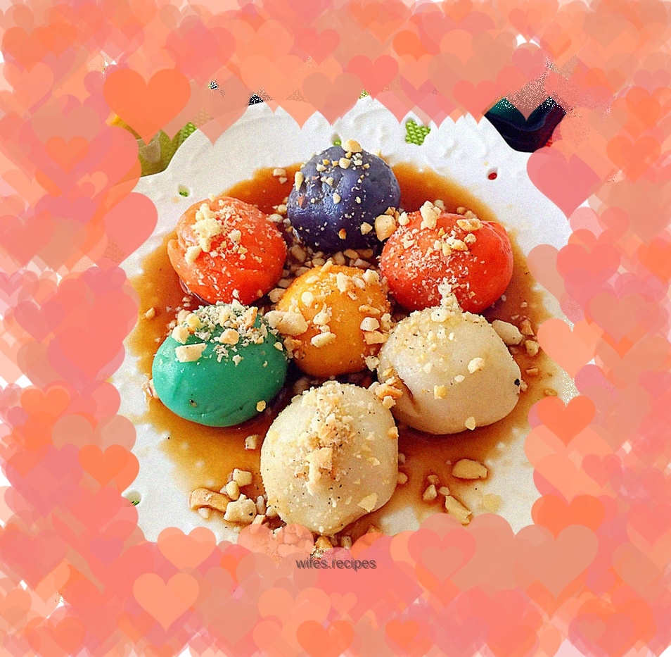 Colorful candies are not thrown away