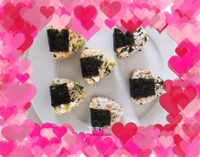 Delicious seaweed sushi