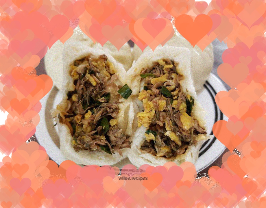 Sophora flower duck egg buns