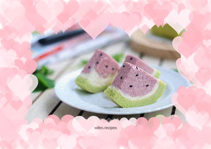 Watermelon Cake Roll