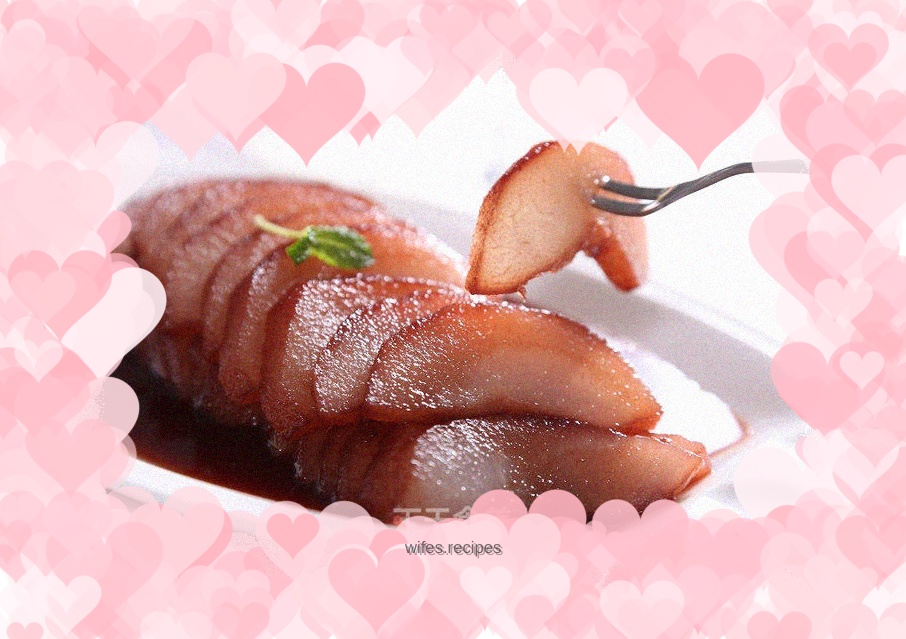 Red Wine Pears—Automatic Cooker Recipe