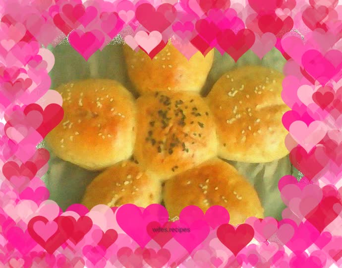 Flower shaped meal bag