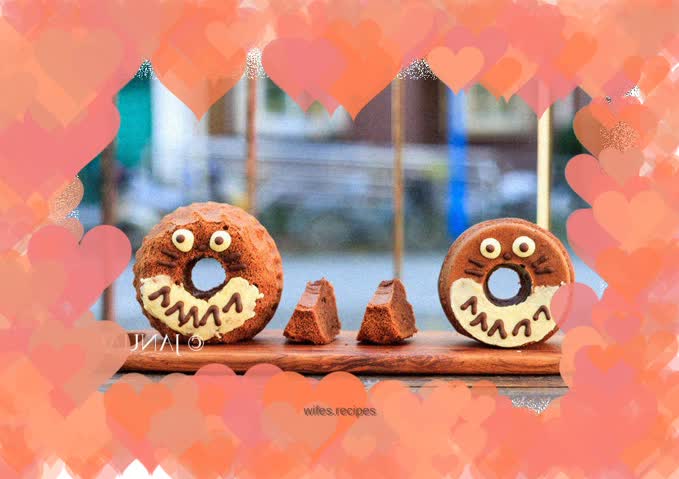 My Neighbor Totoro Chocolate Chiffon Cake