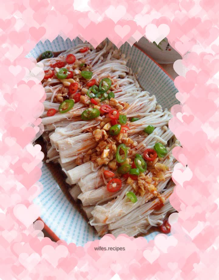 Cold Enoki Mushrooms