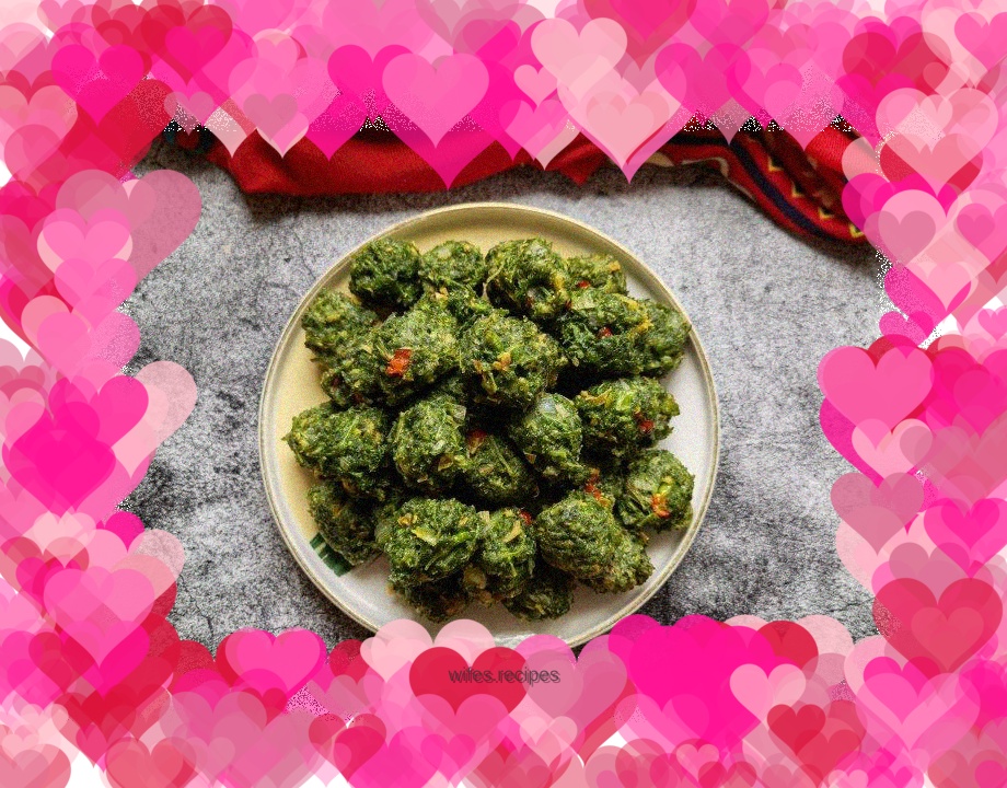 Fried wormwood meatballs (improved version)