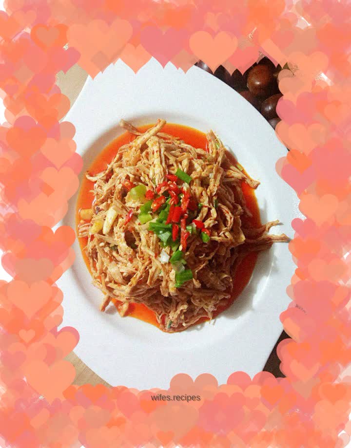 Spicy shredded chicken