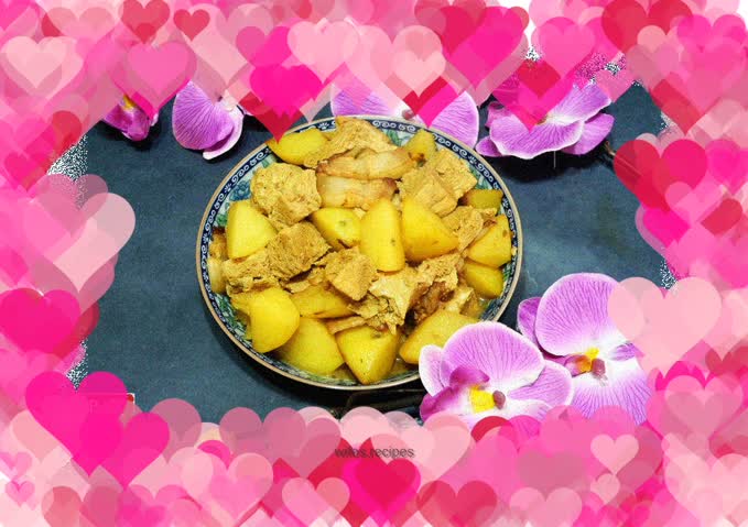 Grilled Frozen Tofu with Potatoes