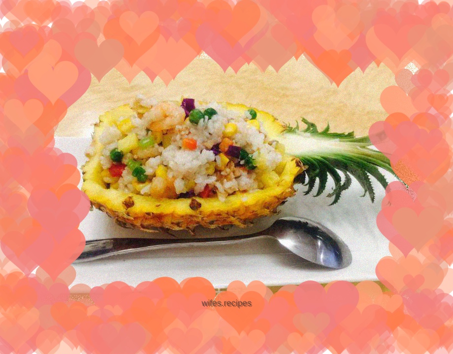 Sweet pineapple rice