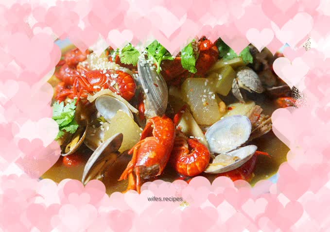 Three Fresh Lobster Pot