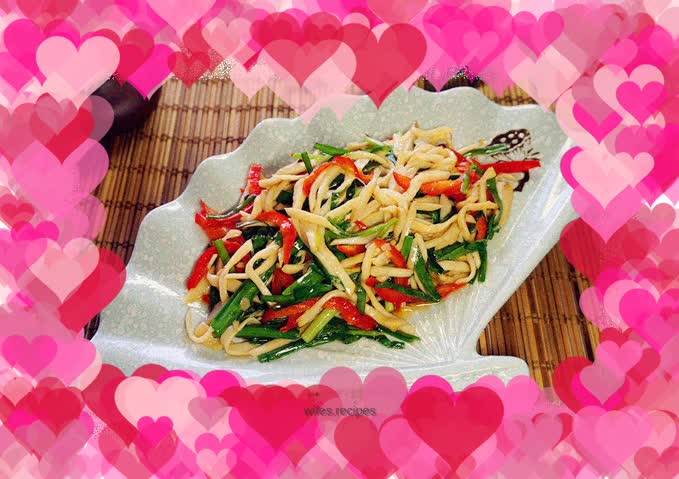 Vegetarian stir-fried three shredded shredded vegetables