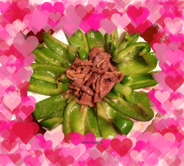Green pepper beef